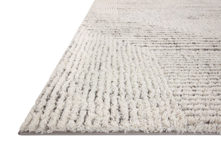 Loloi Levitt Shag Ivory / Grey Area Rug (LEV-02)