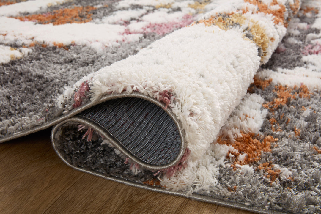 Loloi Levitt Shag Grey / Multi Area Rug (LEV-04)