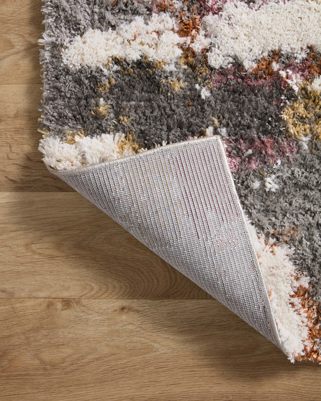 Loloi Levitt Shag Grey / Multi Area Rug (LEV-04)