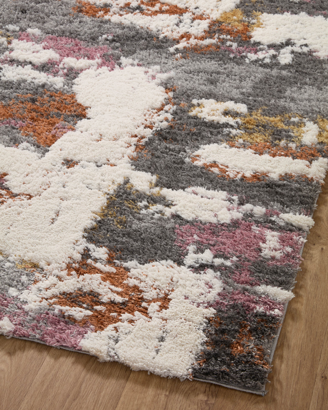 Loloi Levitt Shag Grey / Multi Area Rug (LEV-04)