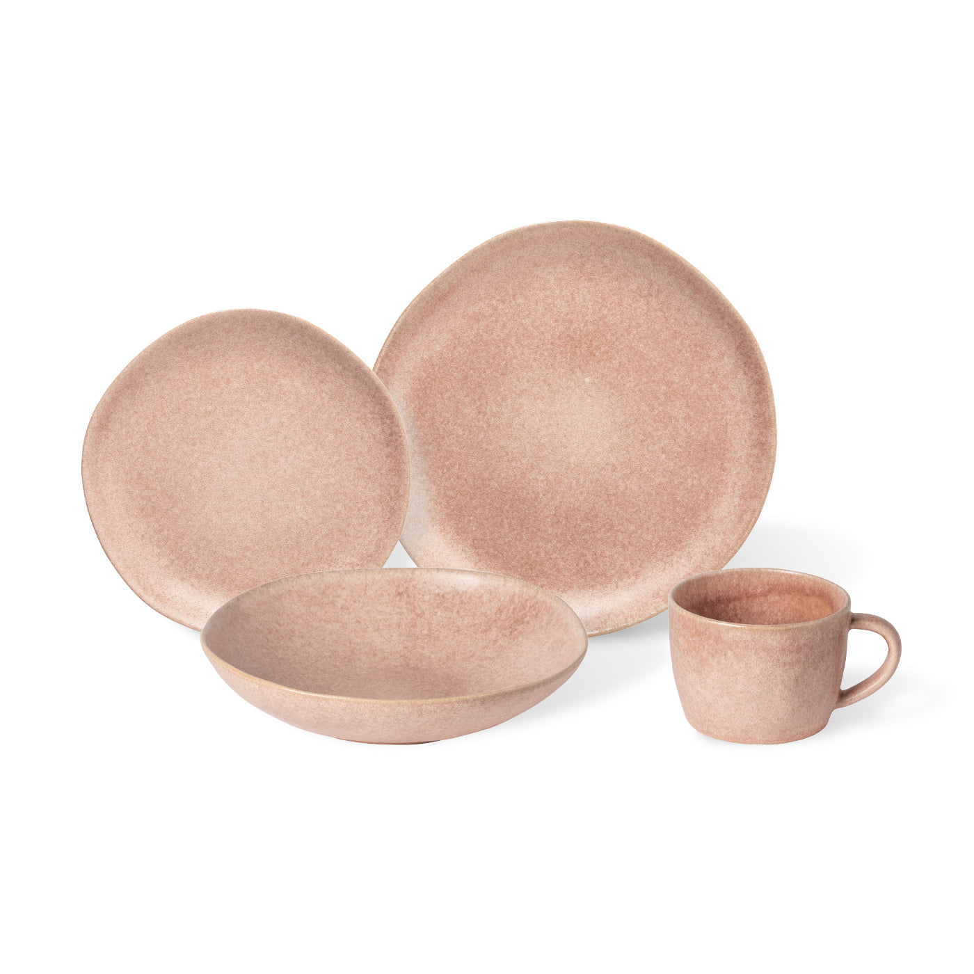 Costa Nova Livia Fine Stoneware Dinnerware (Mauve Rose)