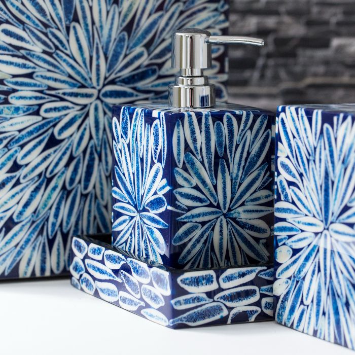 Ladorada Blue Almendro Soap Dispenser