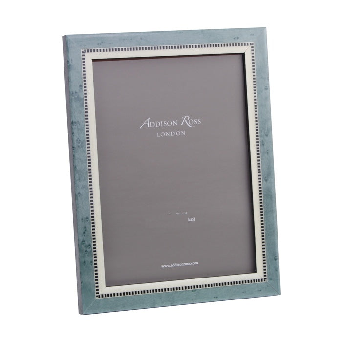 Addison Ross Miki Blue Marquetry Picture Frame