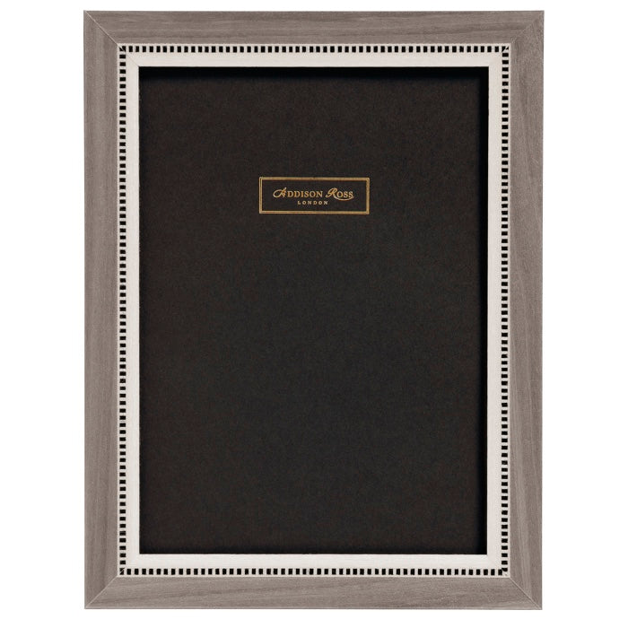 Addison Ross Miki Grey Marquetry Picture Frame