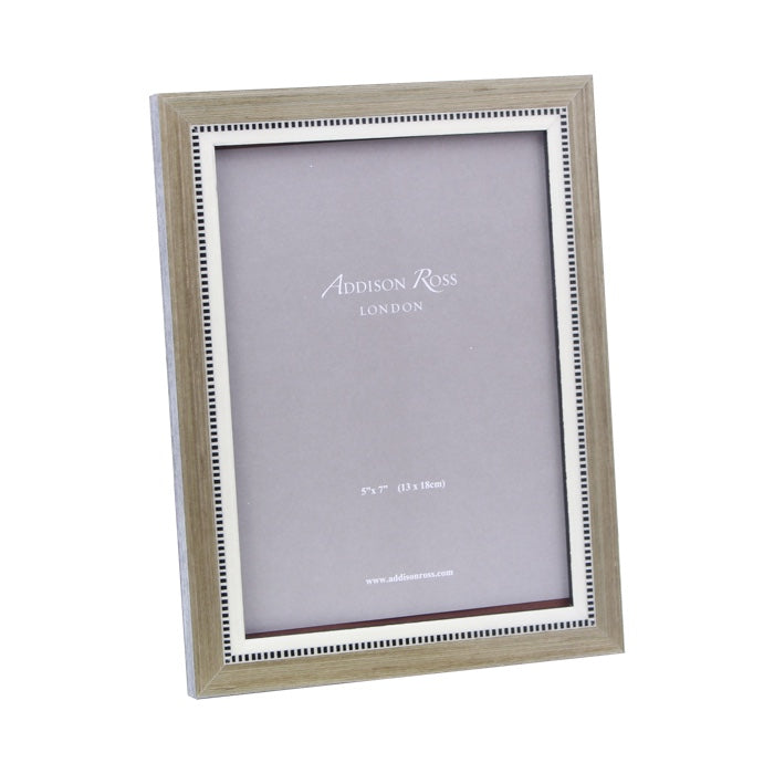 Addison Ross Miki Grey Marquetry Picture Frame