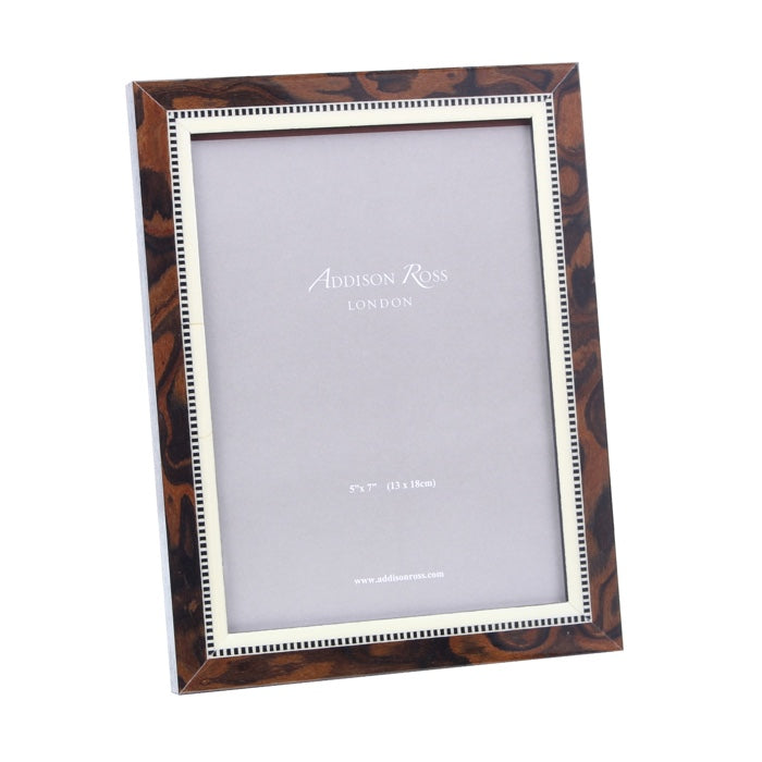 Addison Ross Miki Brown Marquetry Picture Frame