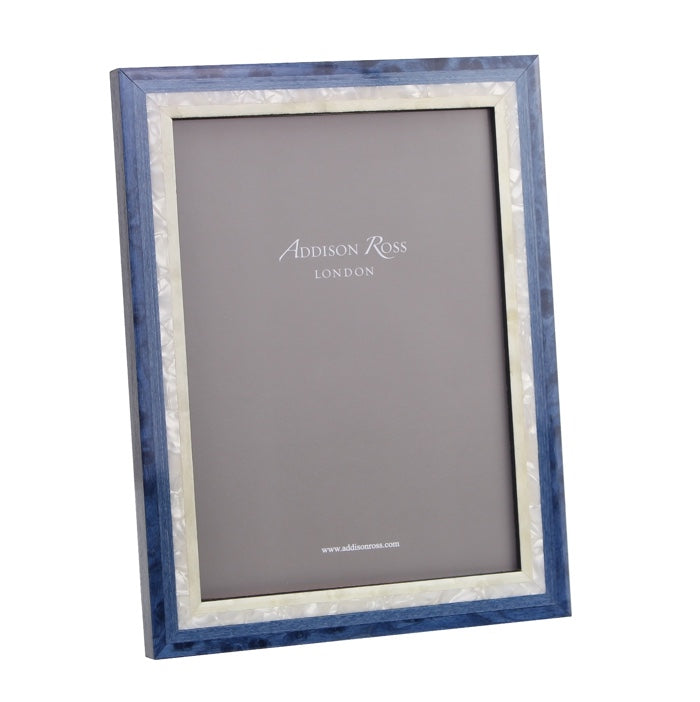 Addison Ross Studio Blue Marquetry Picture Frame
