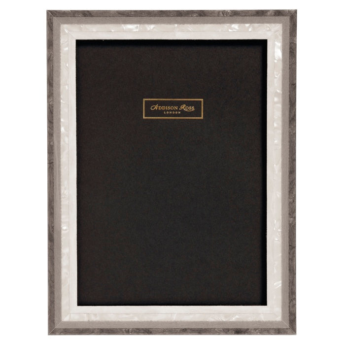 Addison Ross Studio Gray Marquetry Picture Frame - Thumbnail 2