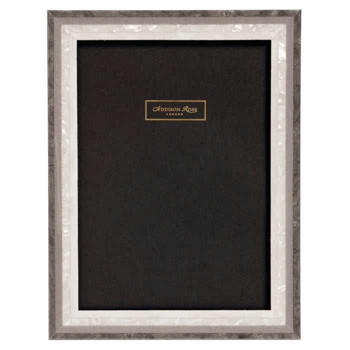 Addison Ross Studio Gray Marquetry Picture Frame