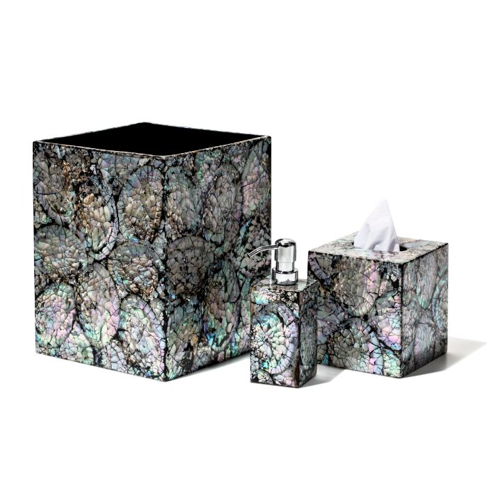 Ladorada Natural Mother of Pearl Tissue Box Cover - Thumbnail 3