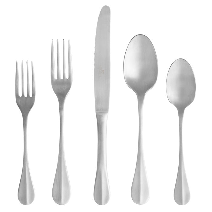 Costa Nova Nau Brushed Stainless Steel Flatware Set