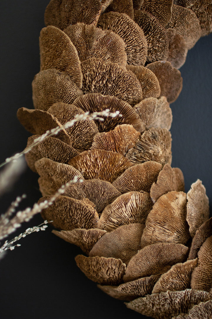 Sponge Mushroom Wreath