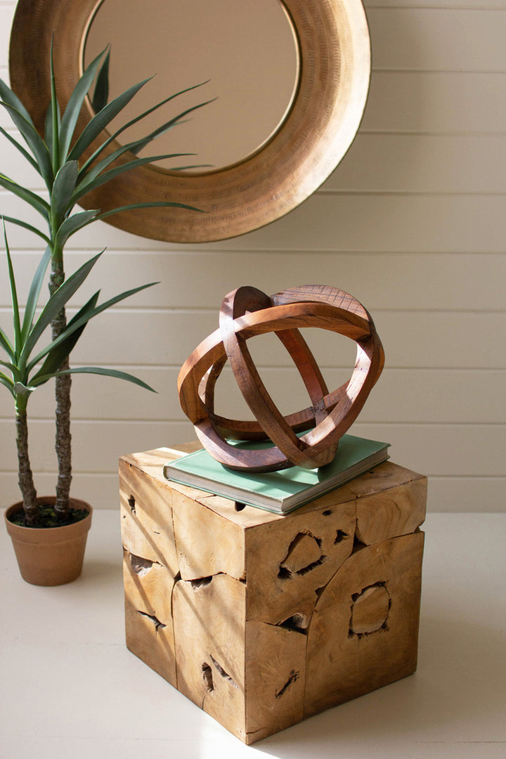 Reclaimed Wood Circles Decor