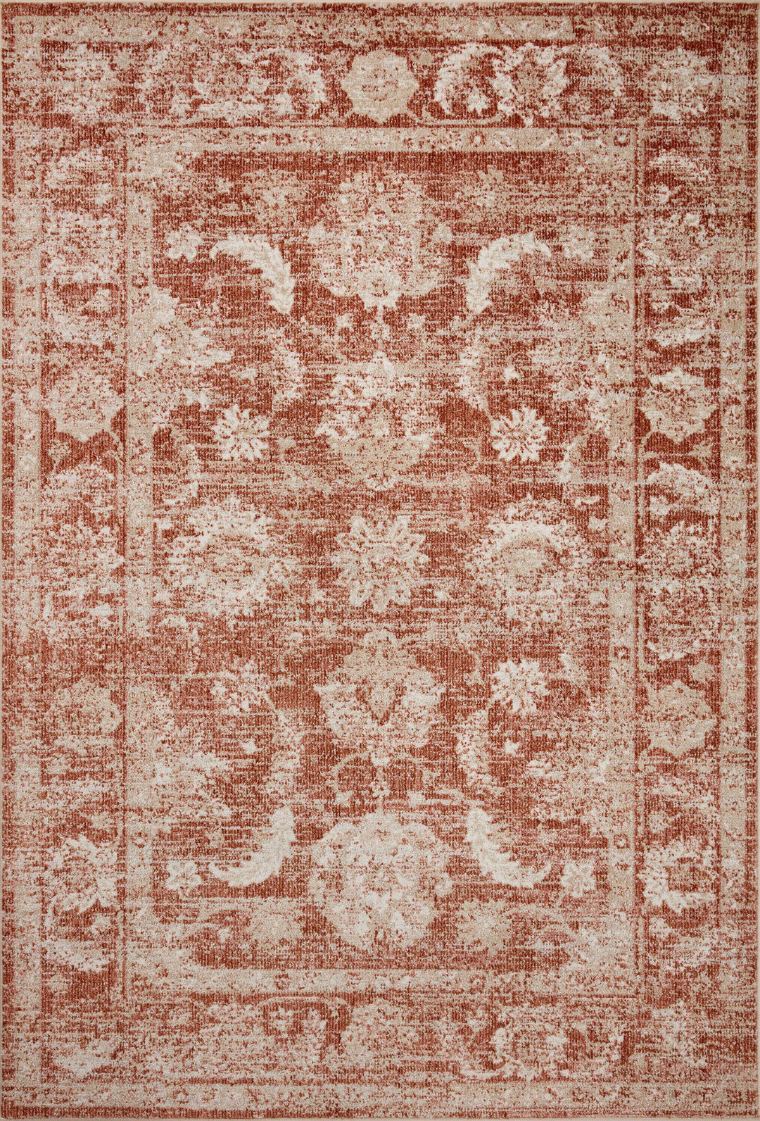 Loloi II Odette Rust / Ivory Area Rug (ODT-03)