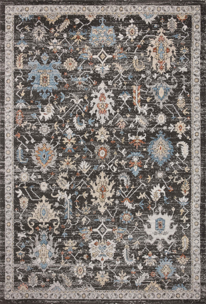 Loloi II Odette Charcoal / Multi Area Rug (ODT-04)