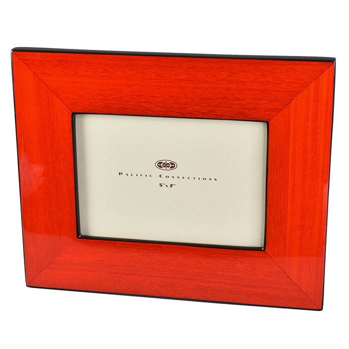 Lacquer Picture Frame (Red Tulipwood )