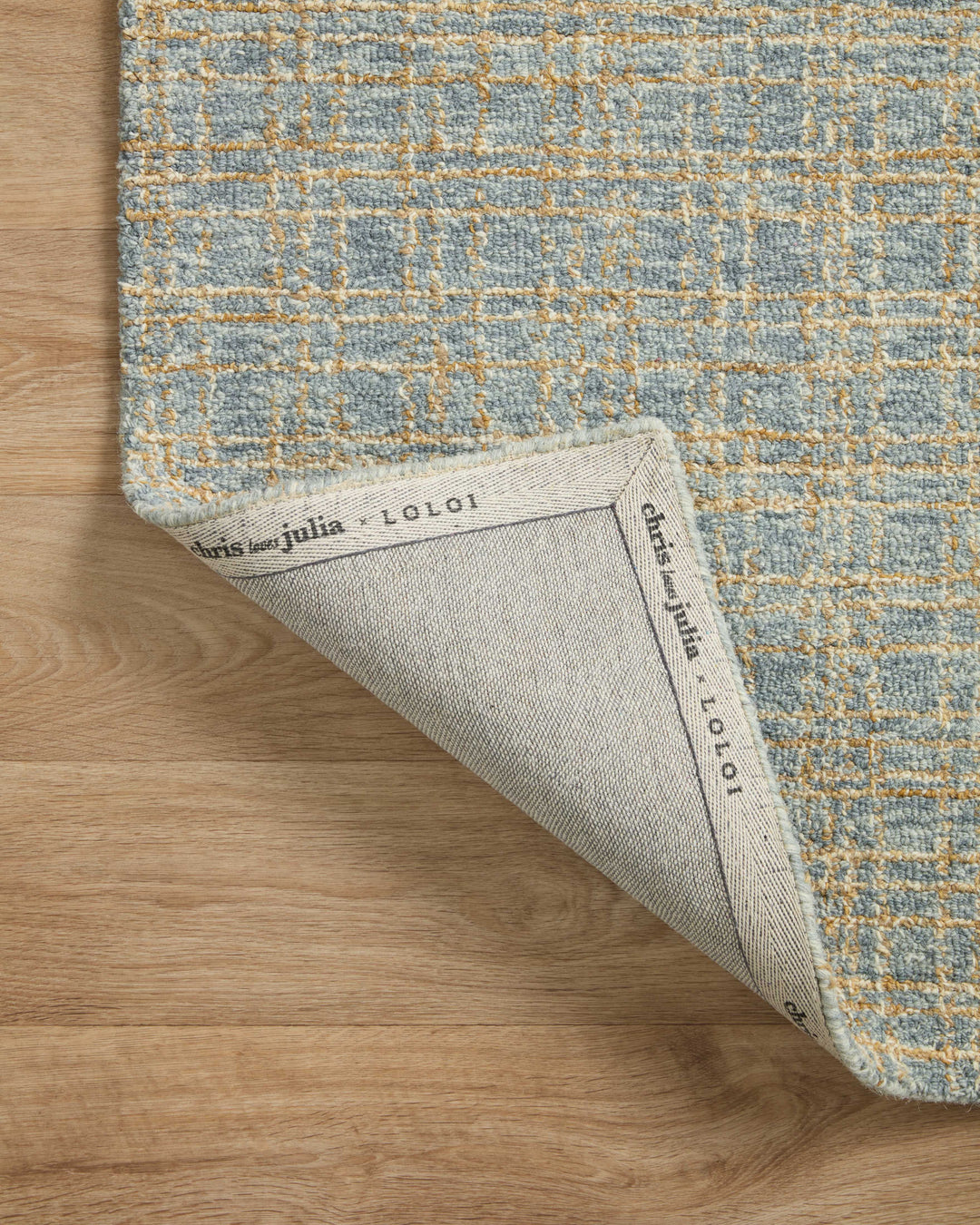 Chris Loves Julia x Loloi  Polly Blue / Sand Area Rug (POL-03)