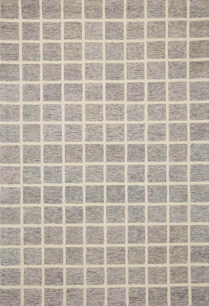 Chris Loves Julia x Loloi  Polly Slate / Ivory Area Rug (POL-05)