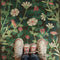 Vintage Vinyl Floorcloth Rug (Pattern 73 Little Idas Flowers)