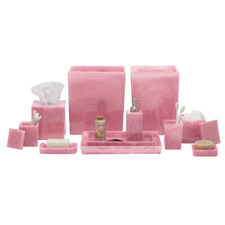 Abiko Translucent Cast Resin Tissue Box (Cherry Blossom)
