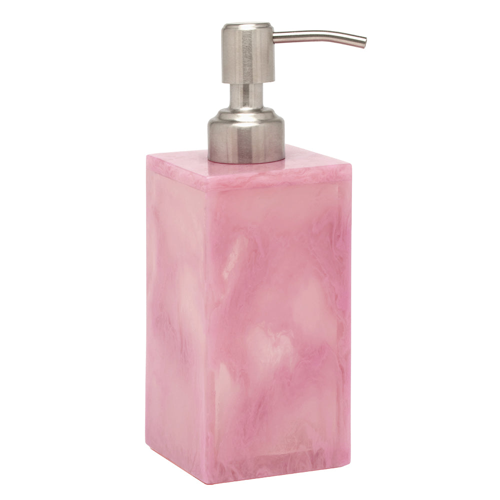 Abiko Translucent Cast Resin Soap Pump (Cherry Blossom)