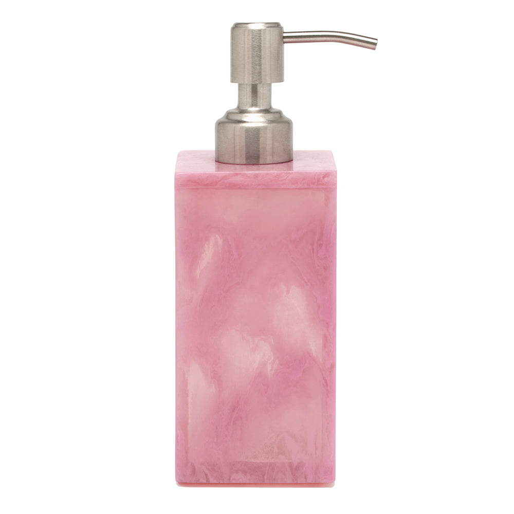 Abiko Translucent Cast Resin Soap Pump (Cherry Blossom)