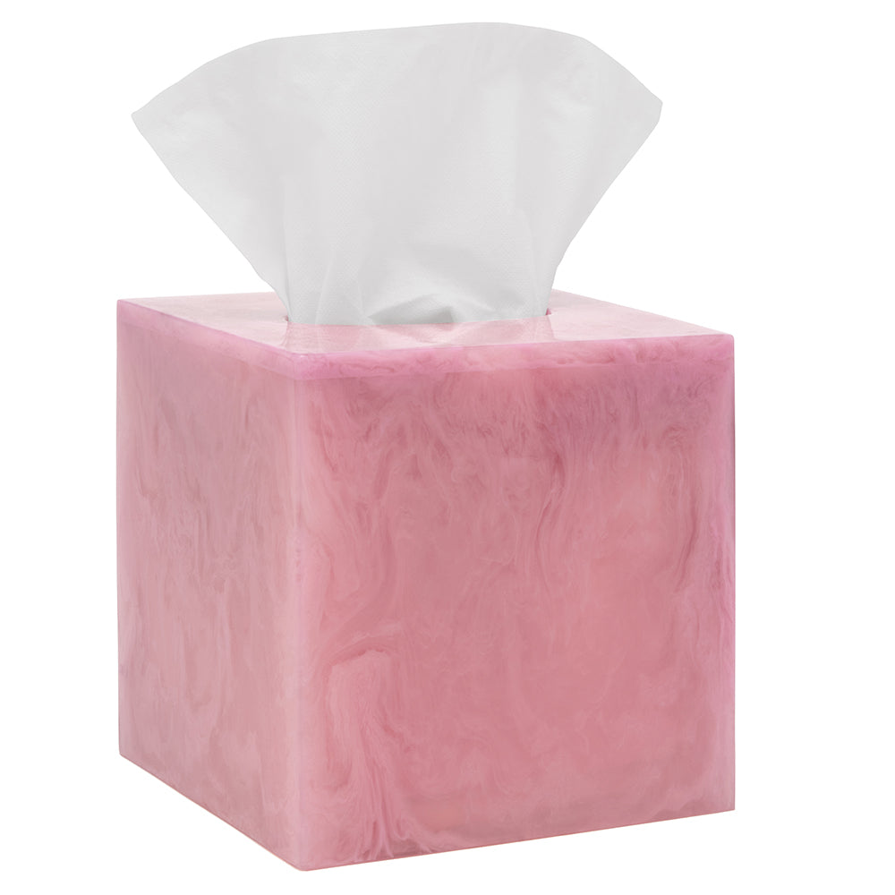 Abiko Translucent Cast Resin Tissue Box (Cherry Blossom)