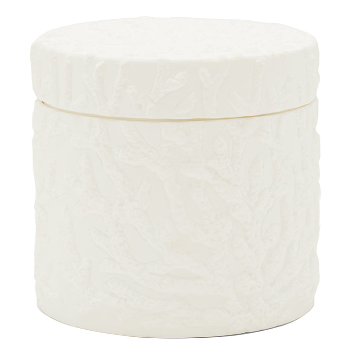 Pigeon & Poodle Alanya White Porcelain Large Canister - Thumbnail 2