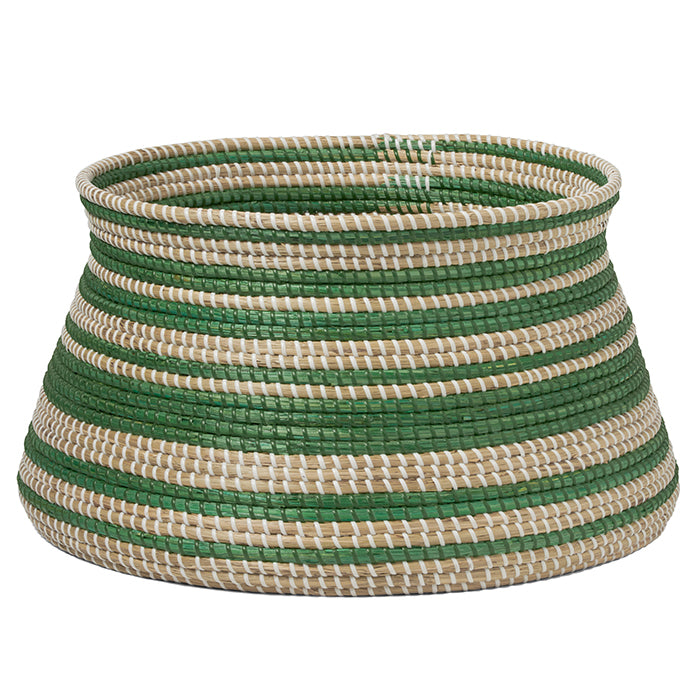 Arley Seagrass Basket (Green/Natural)