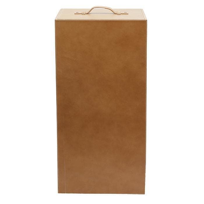 Barnet Square Leather Hamper - Thumbnail 4