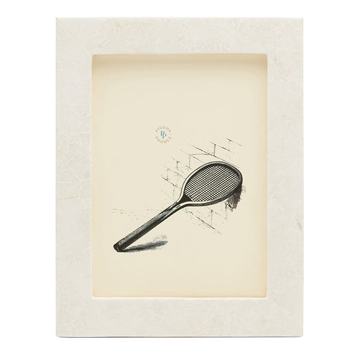 Bethany White Clamshell Picture Frame