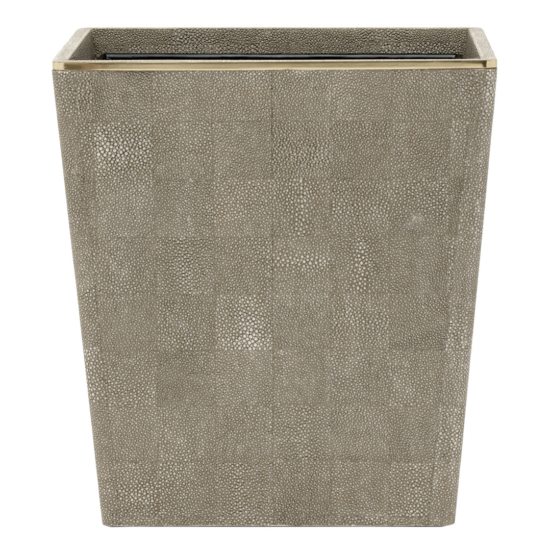Bradford Faux Shagreen Bathroom Accessories (Sand/Gold)