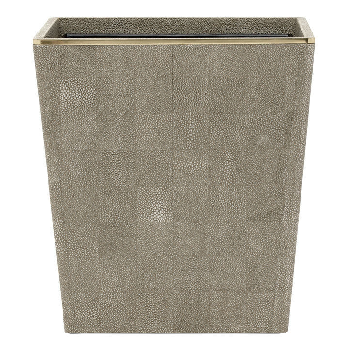 Bradford Faux Shagreen Bathroom Accessories (Sand/Gold)
