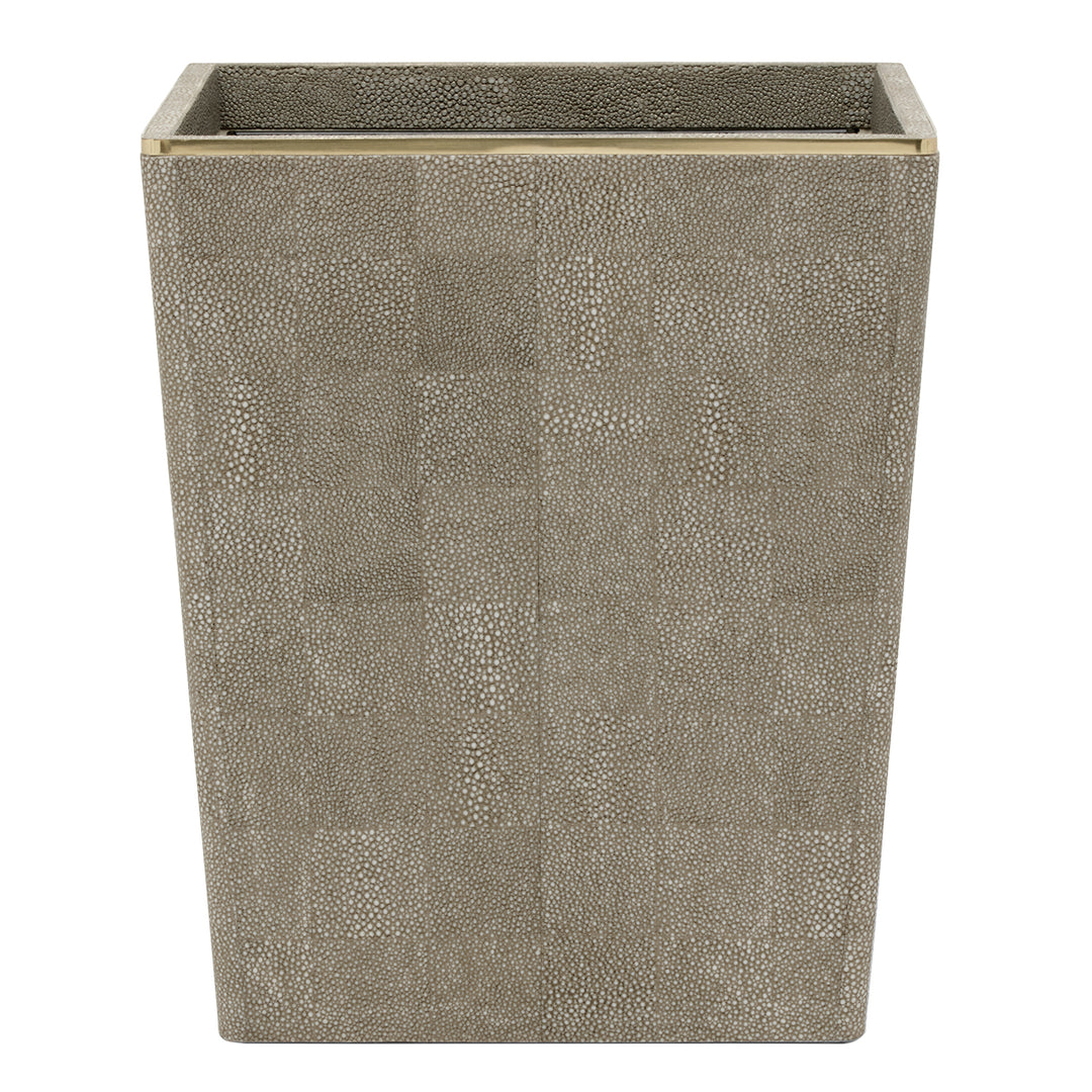 Bradford Faux Shagreen Bathroom Accessories (Sand/Gold)