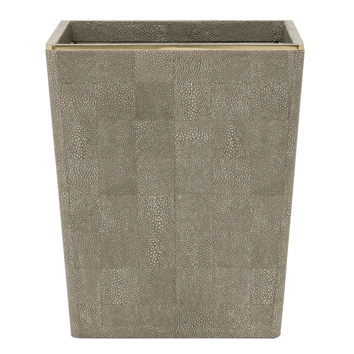 Bradford Faux Shagreen Bathroom Accessories (Sand/Gold)