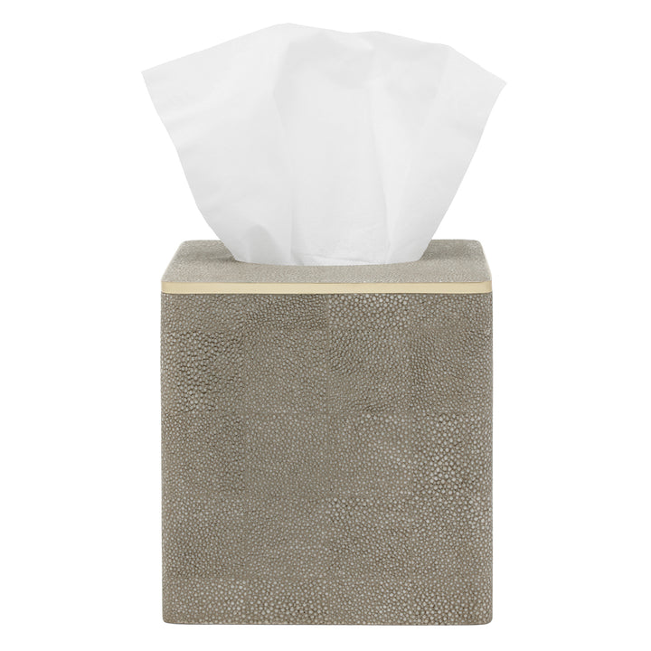 Bradford Faux Shagreen Bathroom Accessories (Sand/Gold)