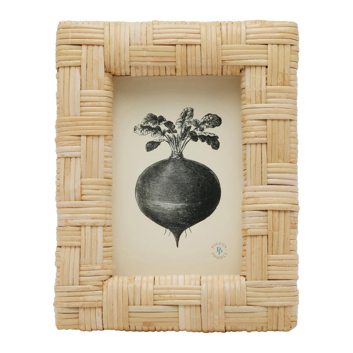 Calais Natural Cane Picture Frame