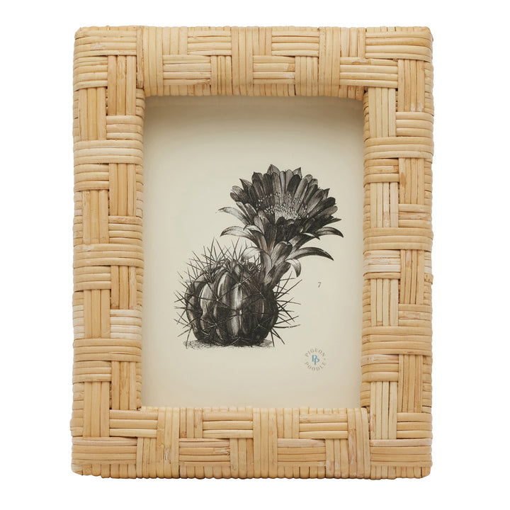 Calais Natural Cane Picture Frame