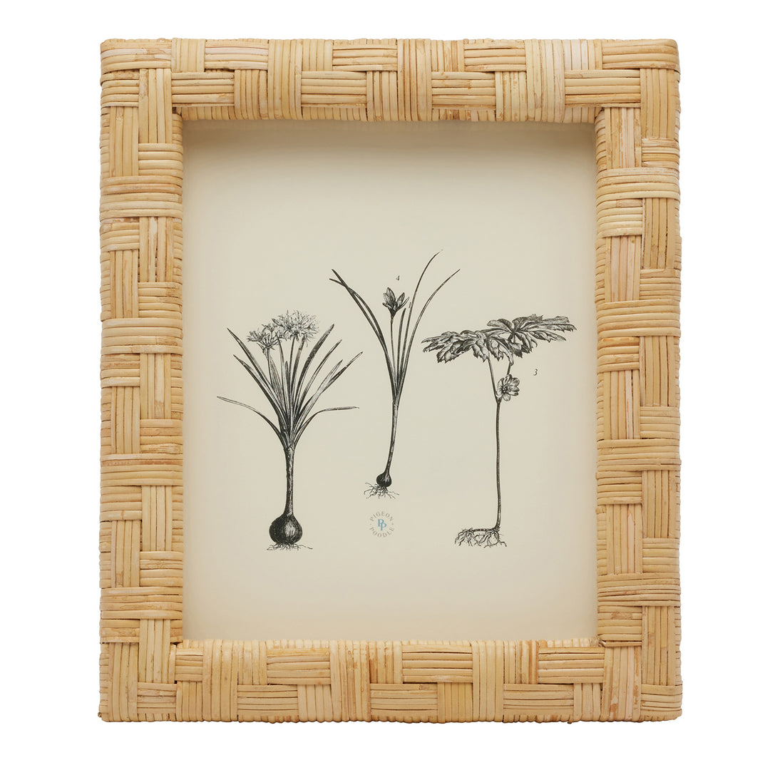 Calais Natural Cane Picture Frame