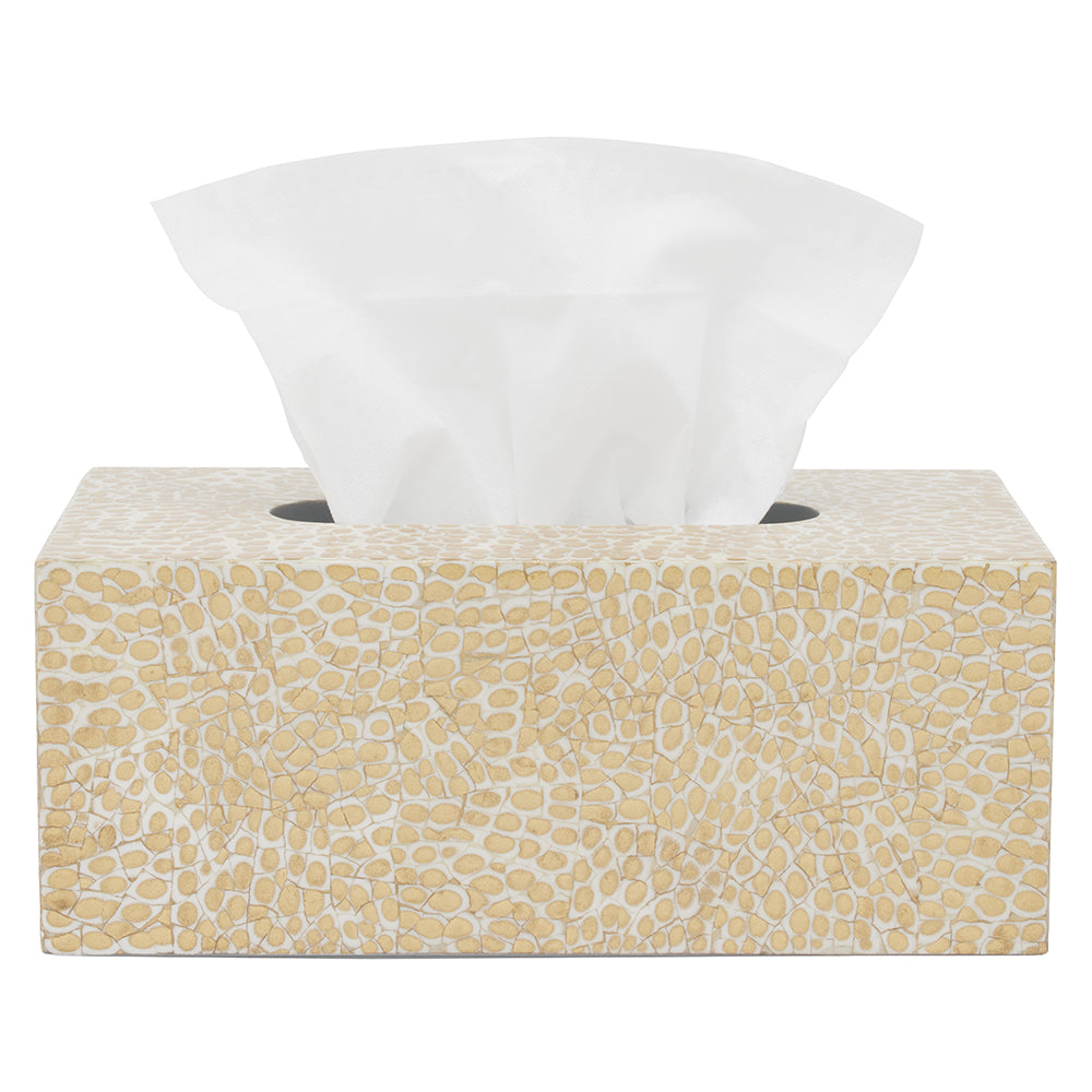 Callas Lacquered Bathroom Accessories (Gold/White)