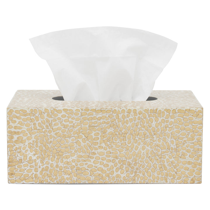 Callas Lacquered Bathroom Accessories (Gold/White)