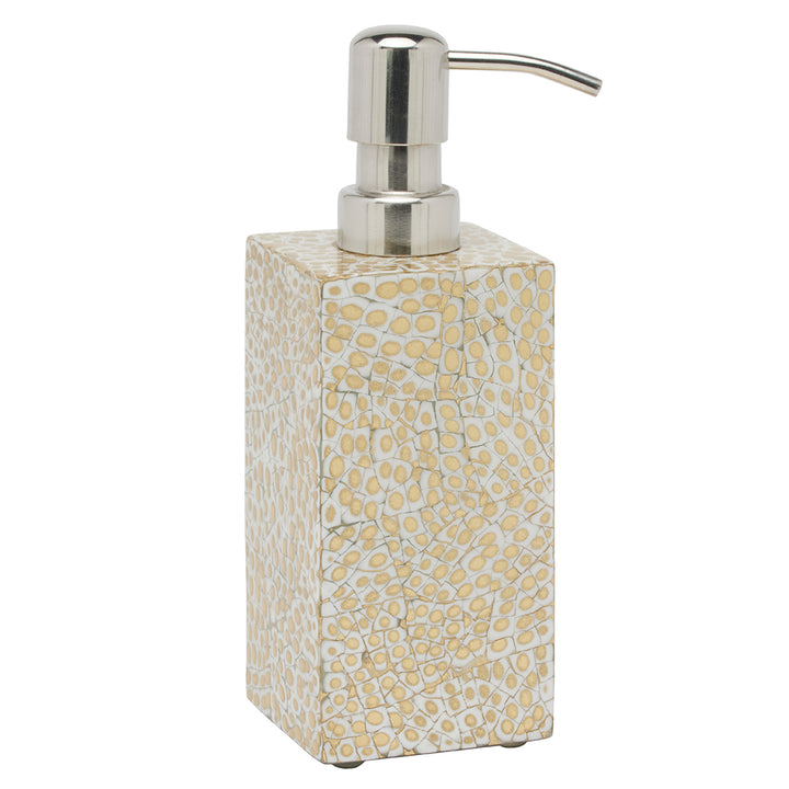 Callas Lacquered Bathroom Accessories (Gold/White)