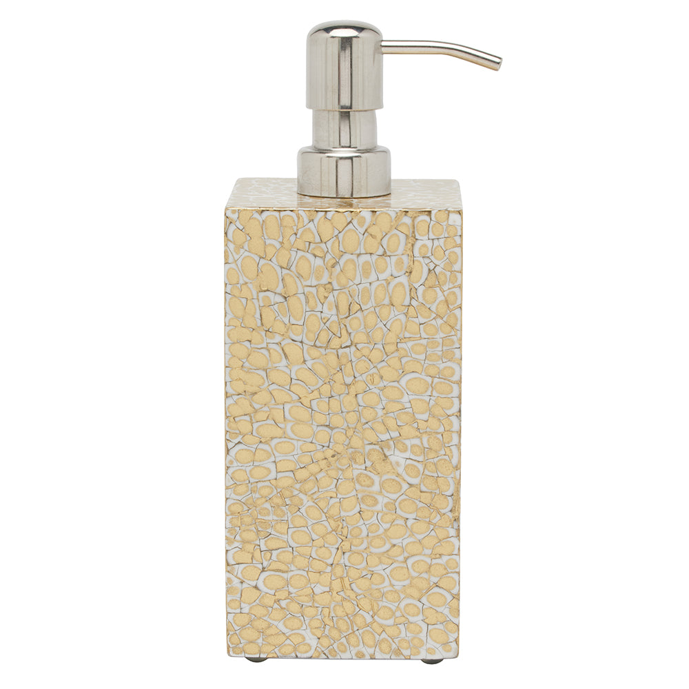 Callas Lacquered Bathroom Accessories (Gold/White)