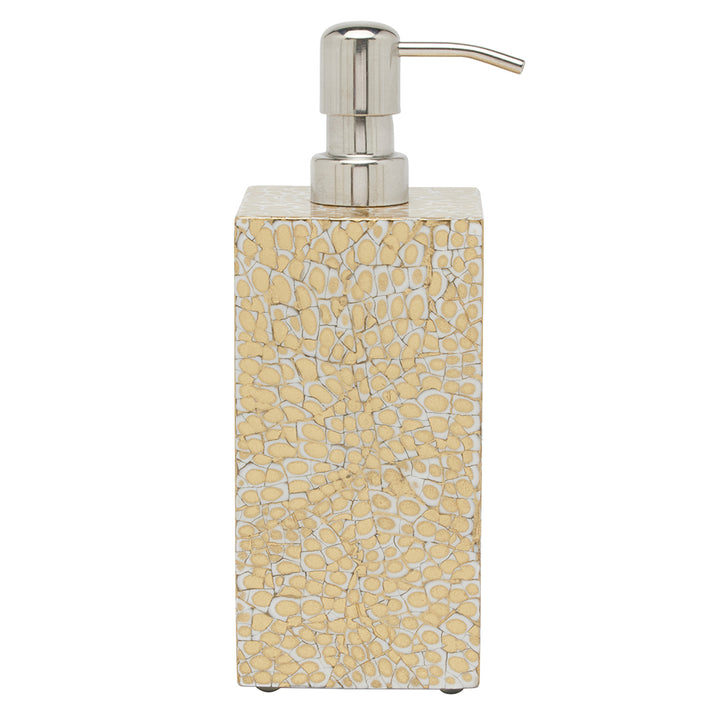 Callas Lacquered Bathroom Accessories (Gold/White)