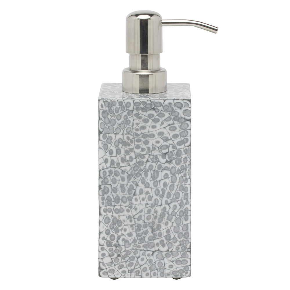 Callas Lacquered Bathroom Accessories (Silver/White)