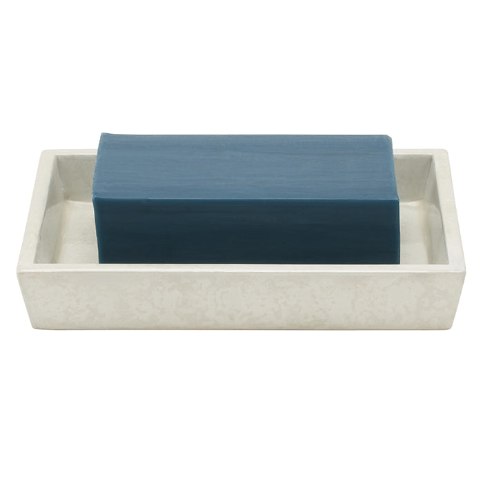 Charlotte White Burl Resin Soap Dish