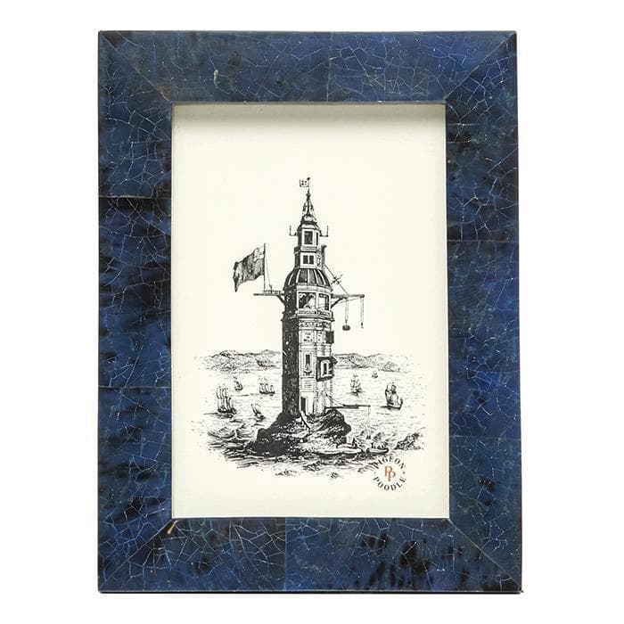 Colmar Dark Blue Pen Shell Picture Frame