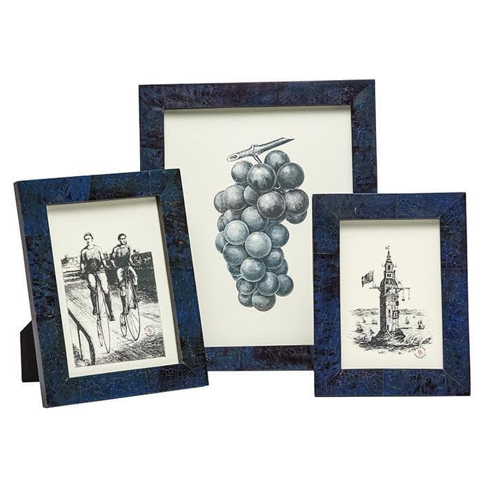 Colmar Dark Blue Pen Shell Picture Frame - Thumbnail 4