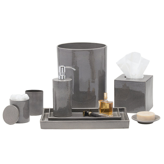 Cordoba Ceramic Tissue Box (Gray)