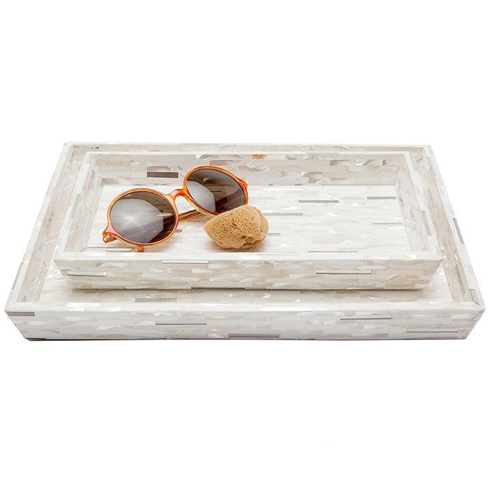 Cortona Silver Mix Shell/Metal Mix Bathroom Accessories